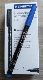 STAEDTLER LUMOCOLOR 313-S blau 